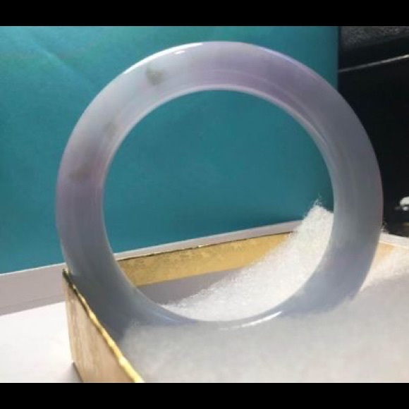 COPY - Genuine Burmese Lavender Jadeite Jade Bracelet Bangle 59mm 老坑A货翡翠手镯紫罗兰缅甸… - Picture 11 of 15